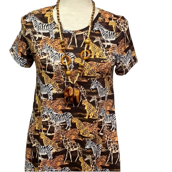 Safari Animal Dress - Picture 2 of 5